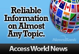 Access World News landing page