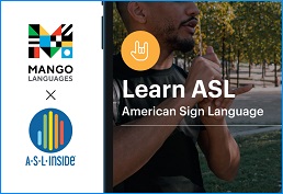 Link to open ASL Mango Languages database