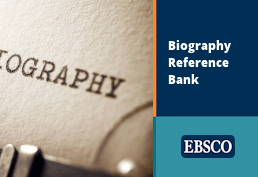 Biography Reference Bank landing page