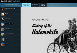 Image to link to World Book Timelines