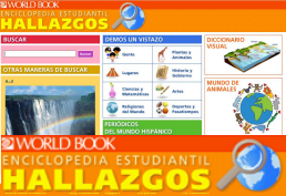 WorldBook Spanish landing page