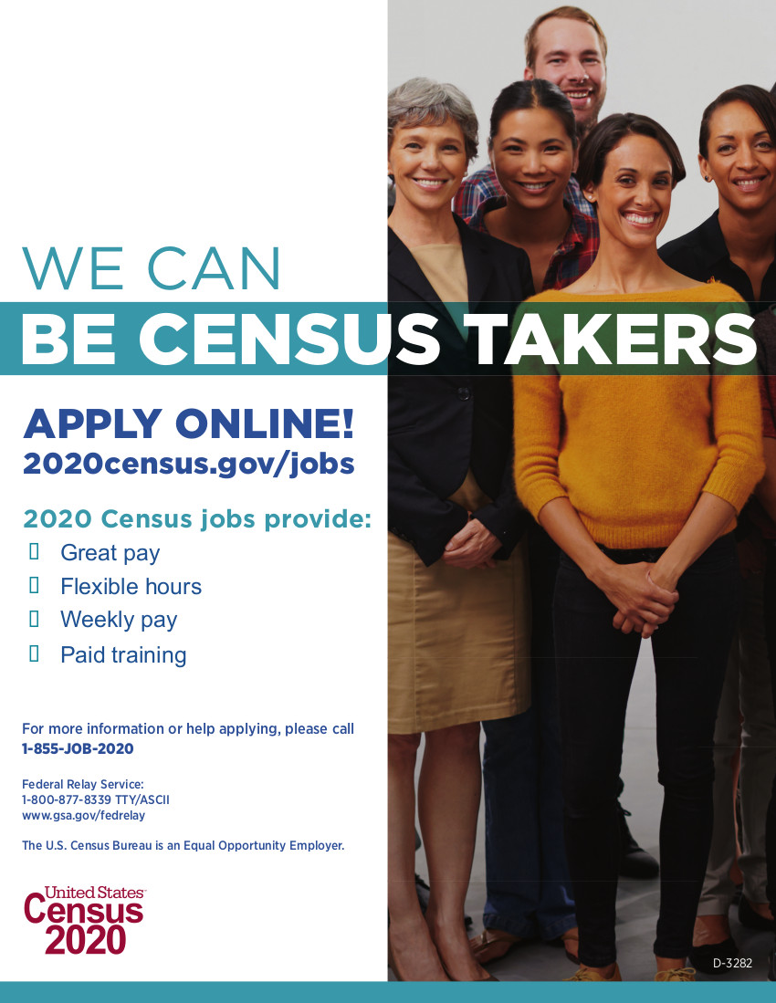 2020 census takers are needed