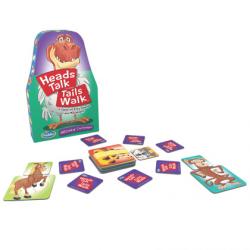 Card game where you match the animal heads and tails.