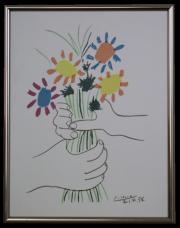 Image of Bouquet or Bouquet of Peace art print