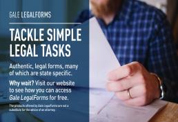 Image for Gale Legal Forms database