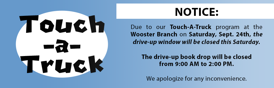 The drive-up window will be closed this Saturday